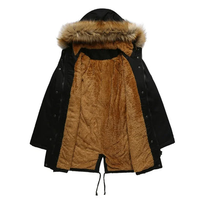 Lange Parka met Kunstbont Warm en Waterdicht