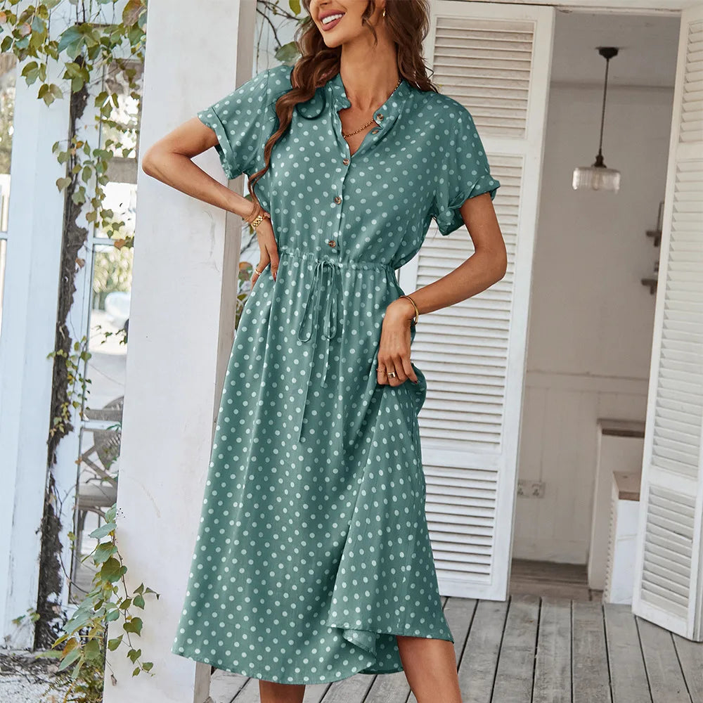 DivaGloed Polka Dot Dress