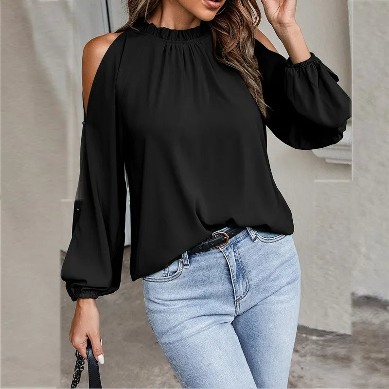Dames Top Lange Mouwen Stijlvol Design