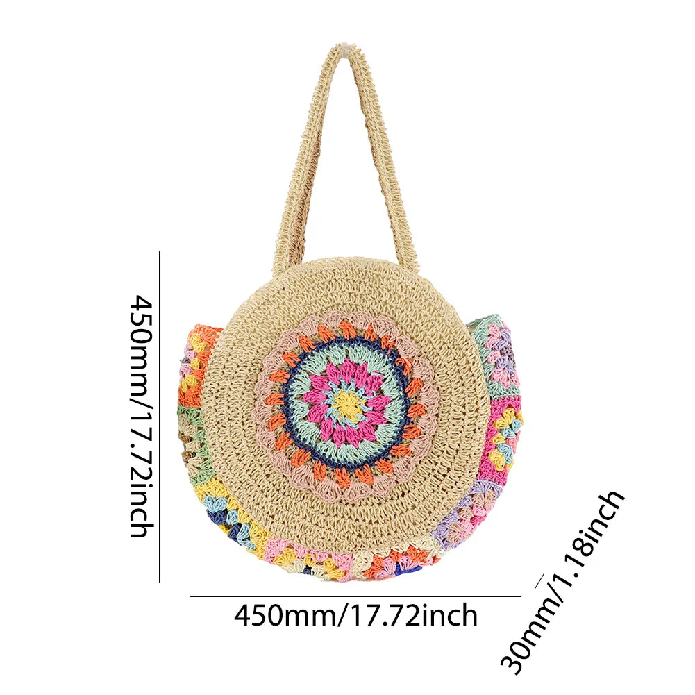 SunWave Grote Geweven Strandtas