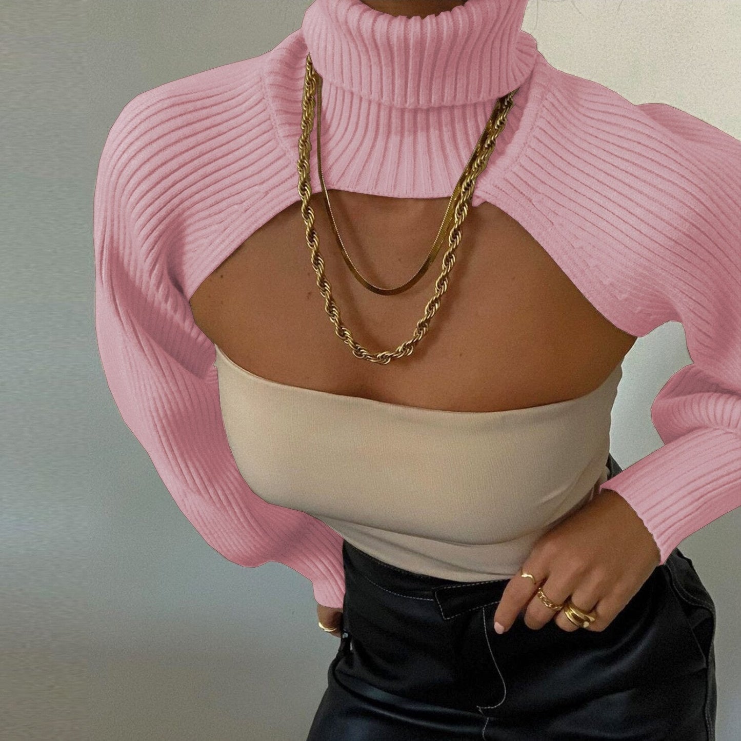 Unieke Col met Stijlvol Design voor Vrouwelijke Outfits