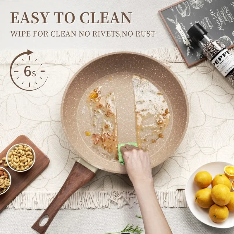 Anti-aanbak Koekenpan Granite Pro Met Non-Stick Laag