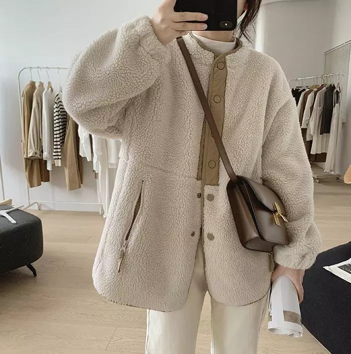 Oversized Jas Aruna Dames Leren Look - Mode Vibes