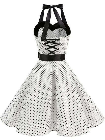 Zonnestraal Retro Charme Polka Dot Zomerjurk