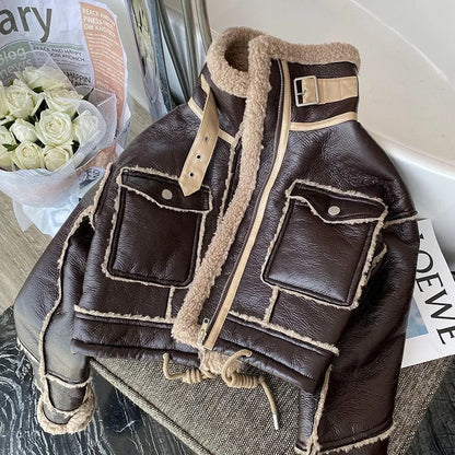 Leren Jas Winter Warm en Stijlvol