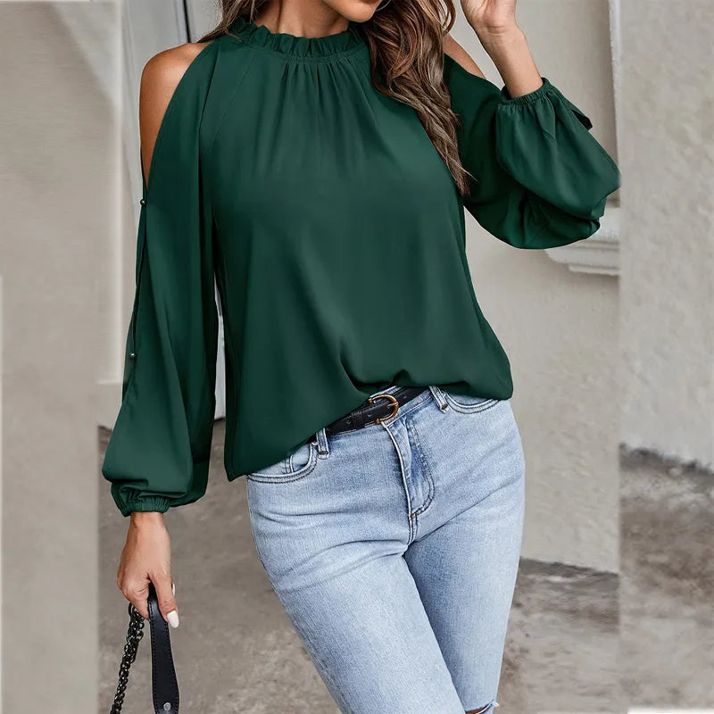 Dames Top Lange Mouwen Stijlvol Design - Mode Vibes