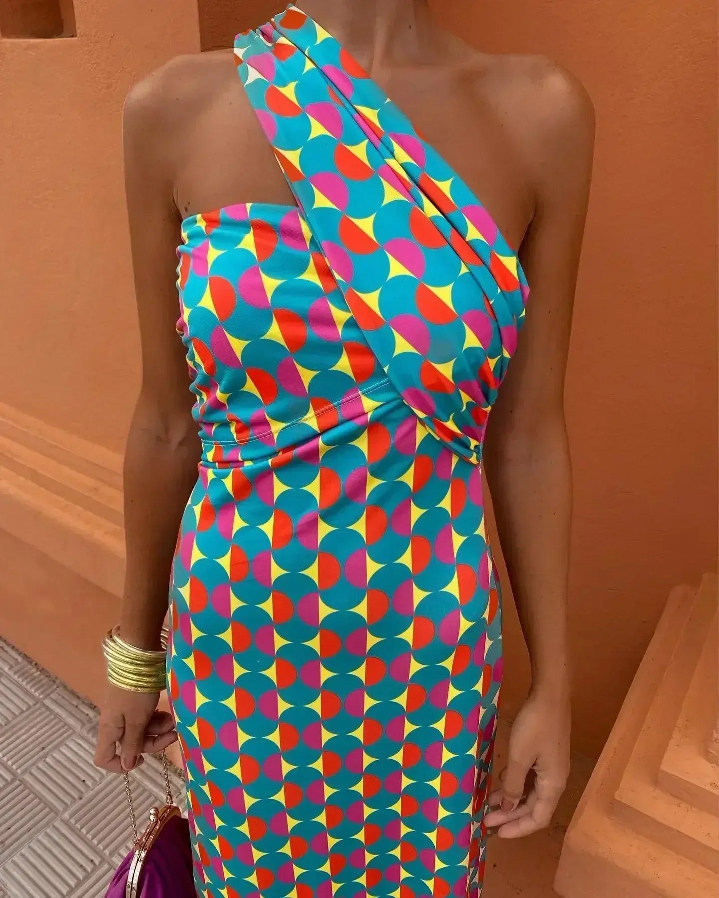 Dames Midi-jurk Elegant Model