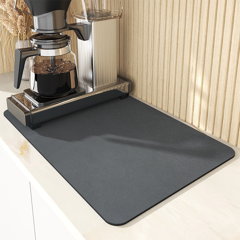 Afdruipmat Antislip Superabsorberend voor Keuken en Badkamer