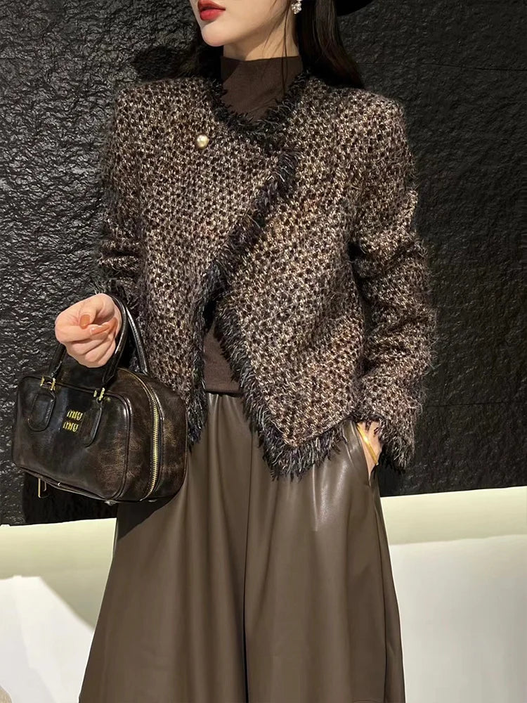Vintage Mode Jas voor Dames Uniek Design