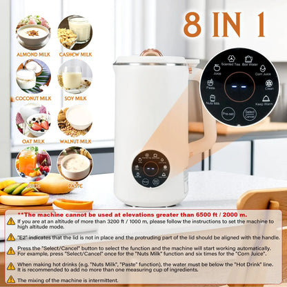 Notenmelkmaker 8-in-1 1000ml NutriBlend Blendingmachine
