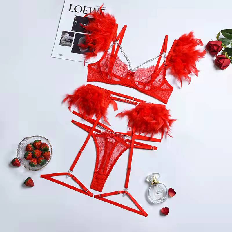 Lingerie Set 3-delig voor Vrouwen Sexy en Comfortabel