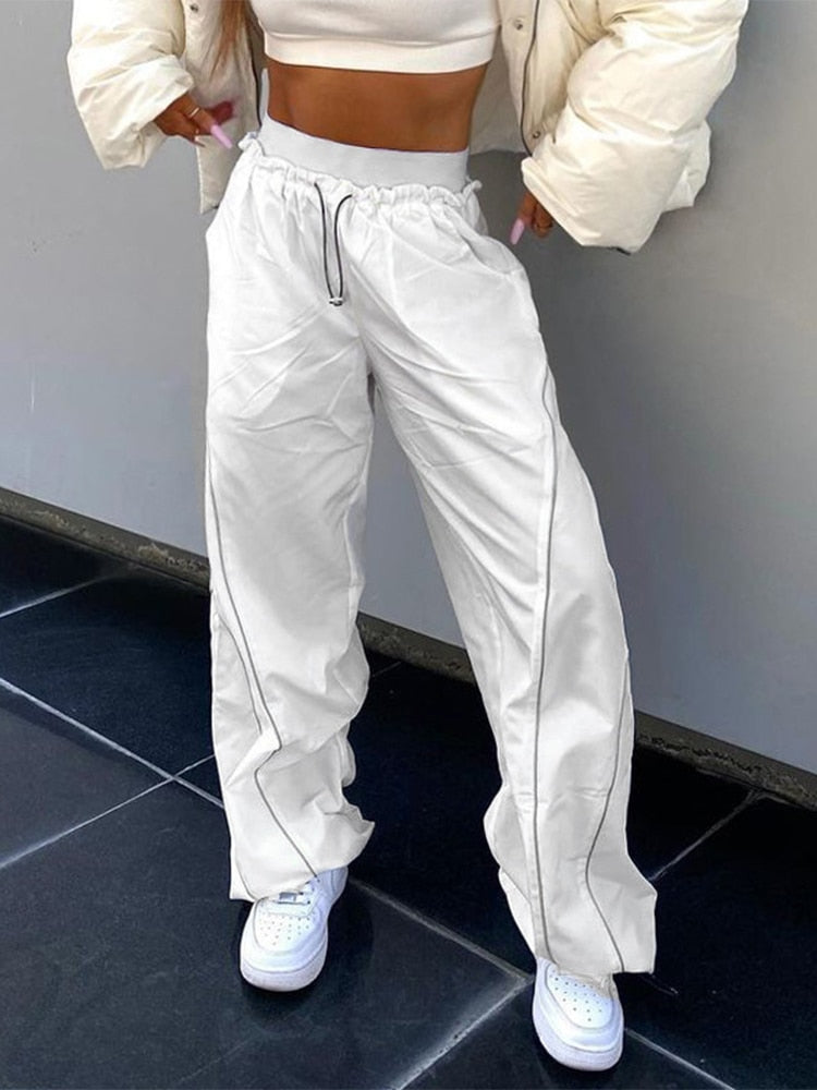 Losse Baggy Broek Streetwear Stijl Uniek Design