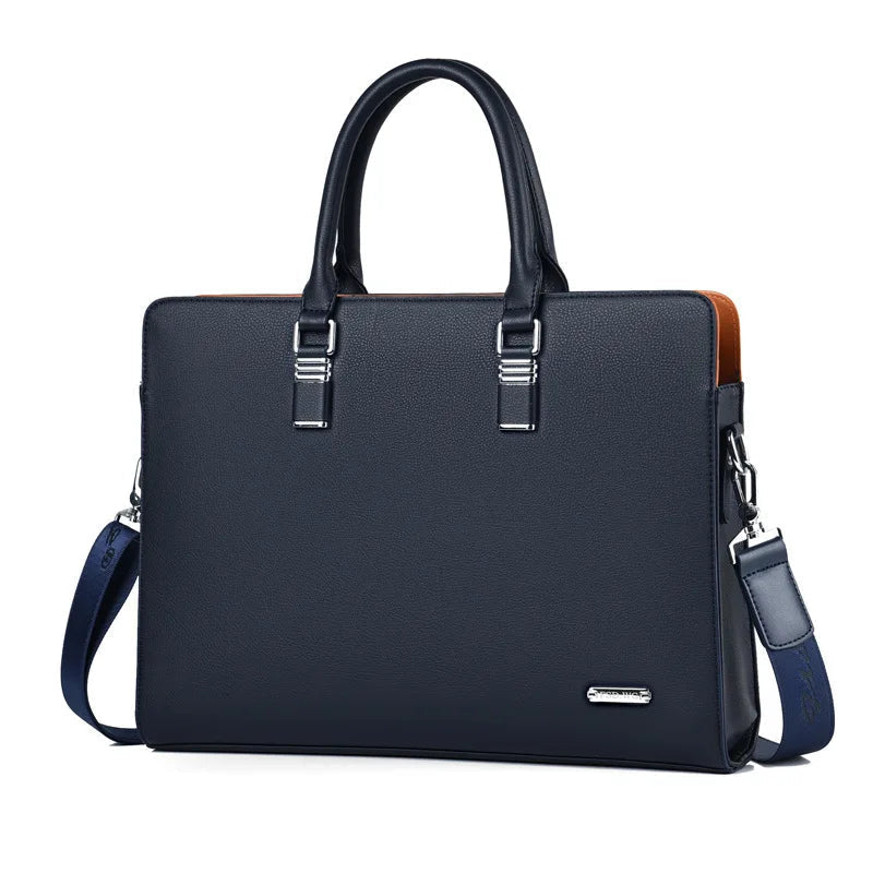 Heren Laptoptas Luxe Leder Portaro