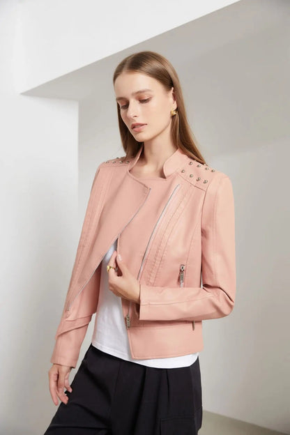 Leren Jas Carmie Stijlvol Uniek Design