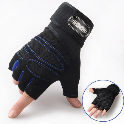 Gym Handschoenen Schokbestendig met Ondersteuning voor Fitness