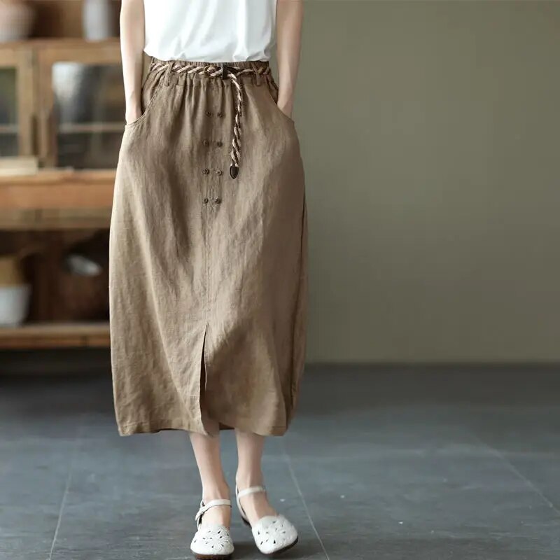 Hoge Taille Rokken Casual Stijl voor Vrouw - Mode Vibes