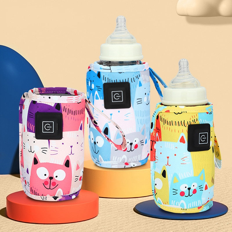 Babyflessenverwarmer Draagbaar en Slim Ontwerp - Mode Vibes