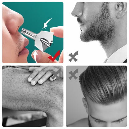 Neushaar Trimmer RVS Professioneel Precies Knippen - Mode Vibes