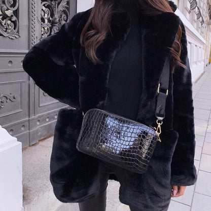 Warme Faux Fur Jas voor Vrouw Wintercollectie