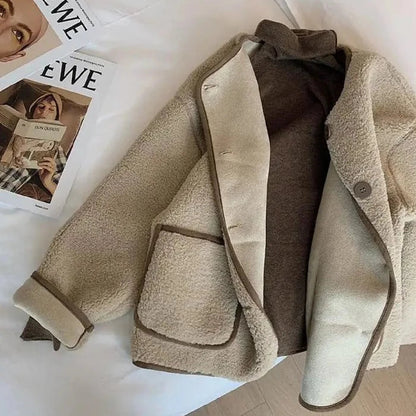 Teddyjasje Zacht Warm Gevoerde Jas