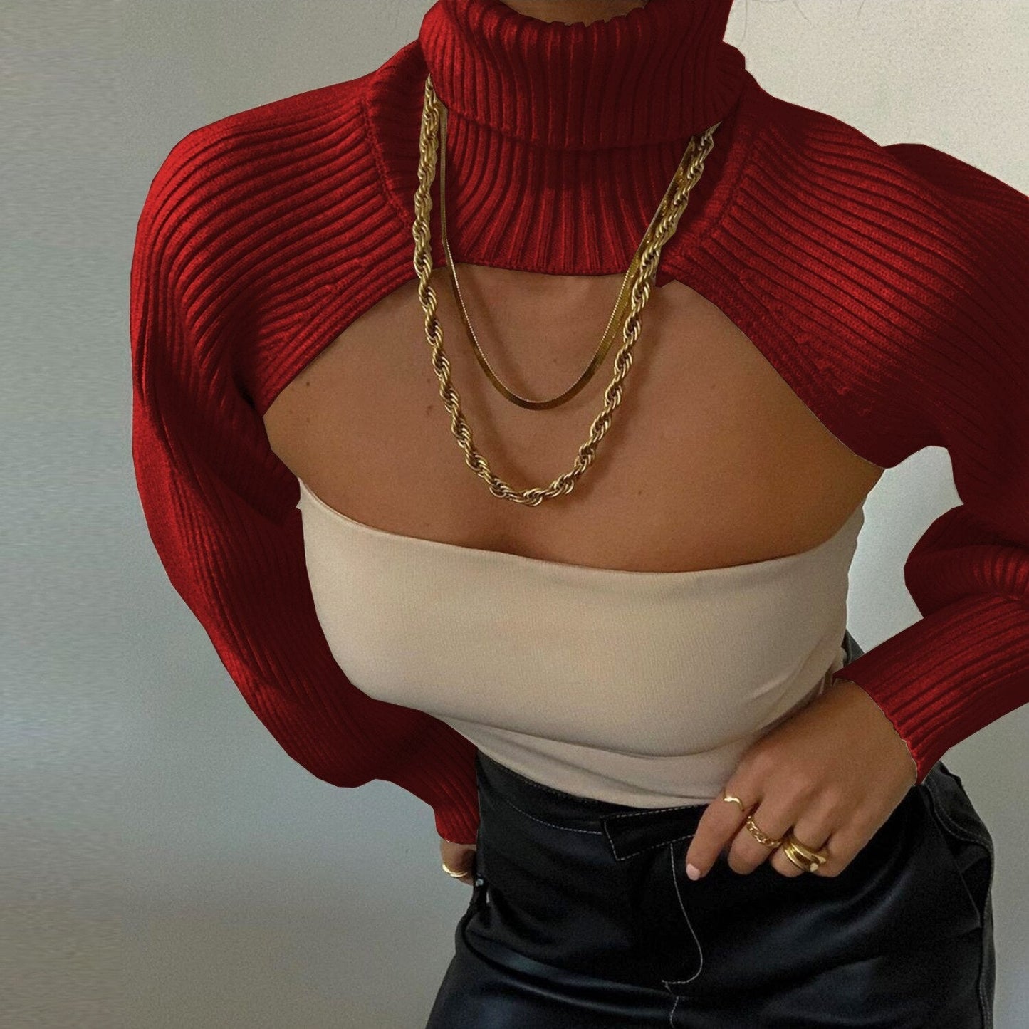 Unieke Col met Stijlvol Design voor Vrouwelijke Outfits