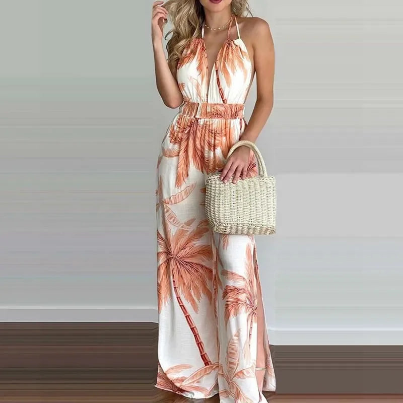 Jumpsuit Zonder Rug Elegante Zomer Jurk