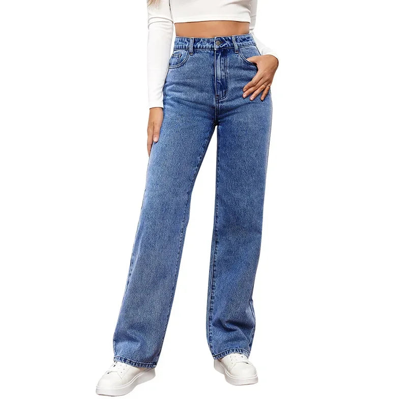 DutchDenim Hoge Taille Jeans
