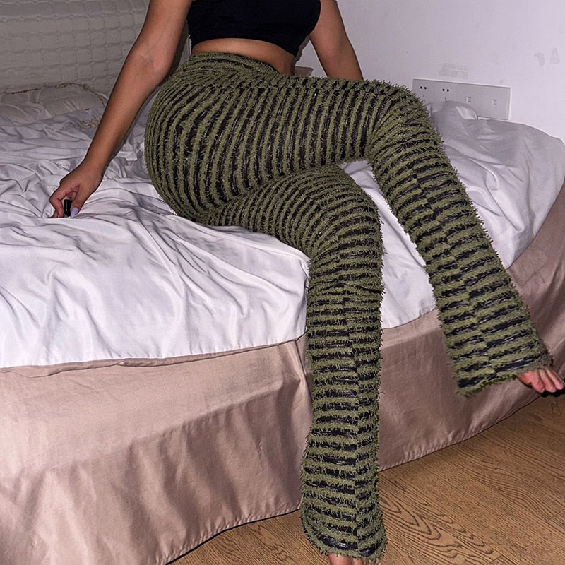 Hoge Broek Shreya | Extra Lange High Waist Pants