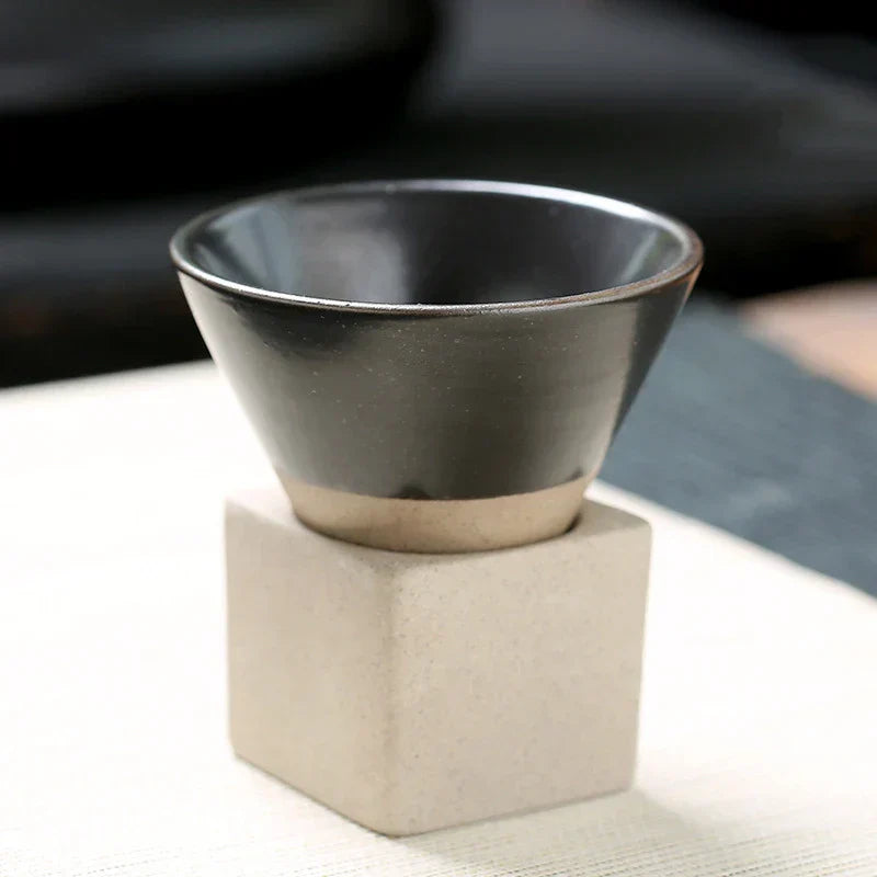 Handgemaakte Japanse Koffie- en Theekop Ceramiek Zen Stijl