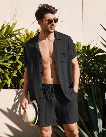 Heren 2-delig Combi Pak Casual Kleding Set