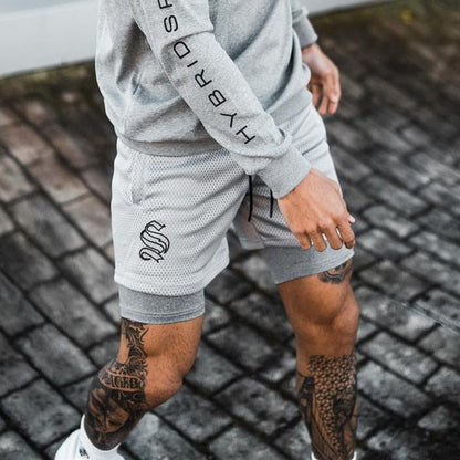 Herensport Shorts 2-in-1 voor Fitness en Running