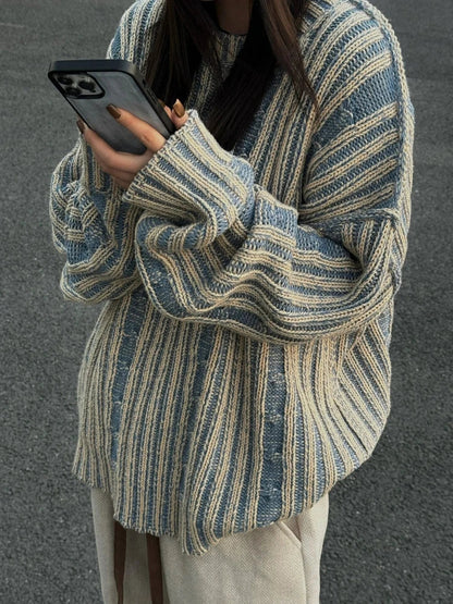 Vintage Trui voor Vrouw met Elegant Design - Mode Vibes