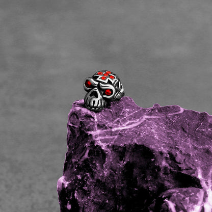Schedel Oorbellen Edgy Stijl Zwarte Accessoires