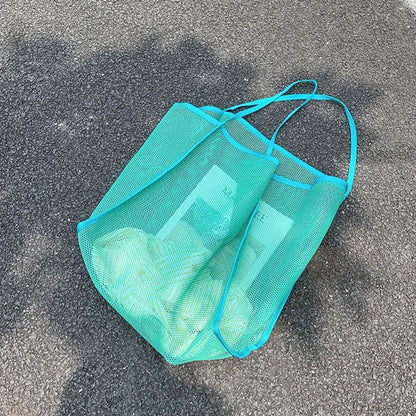 Marea | Borsa da Mare Grande in Mesh Ideale per Spiaggia e Piscina-5
