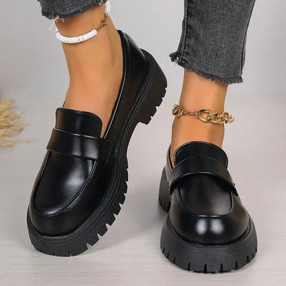 HorizonElegance Platform Loafers