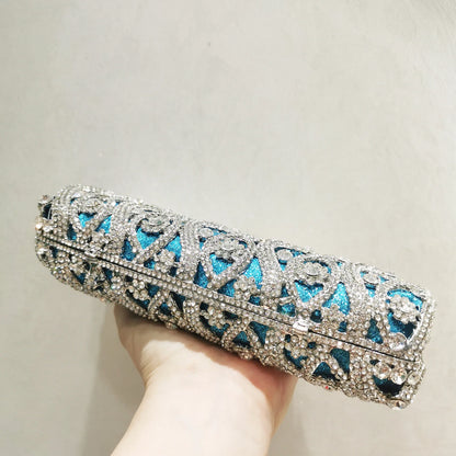 SkyLuxe Hemelsblauwe Clutch