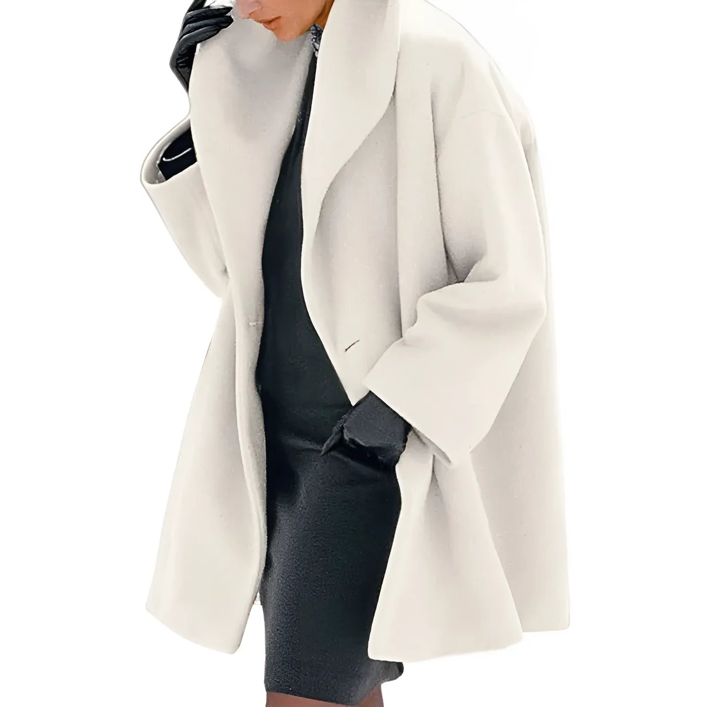 Dames Trenchcoat Warme Winterjas Klassiek Model