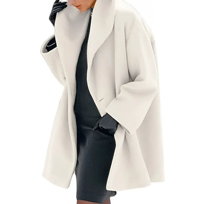 Dames Trenchcoat Warme Winterjas Klassiek Model