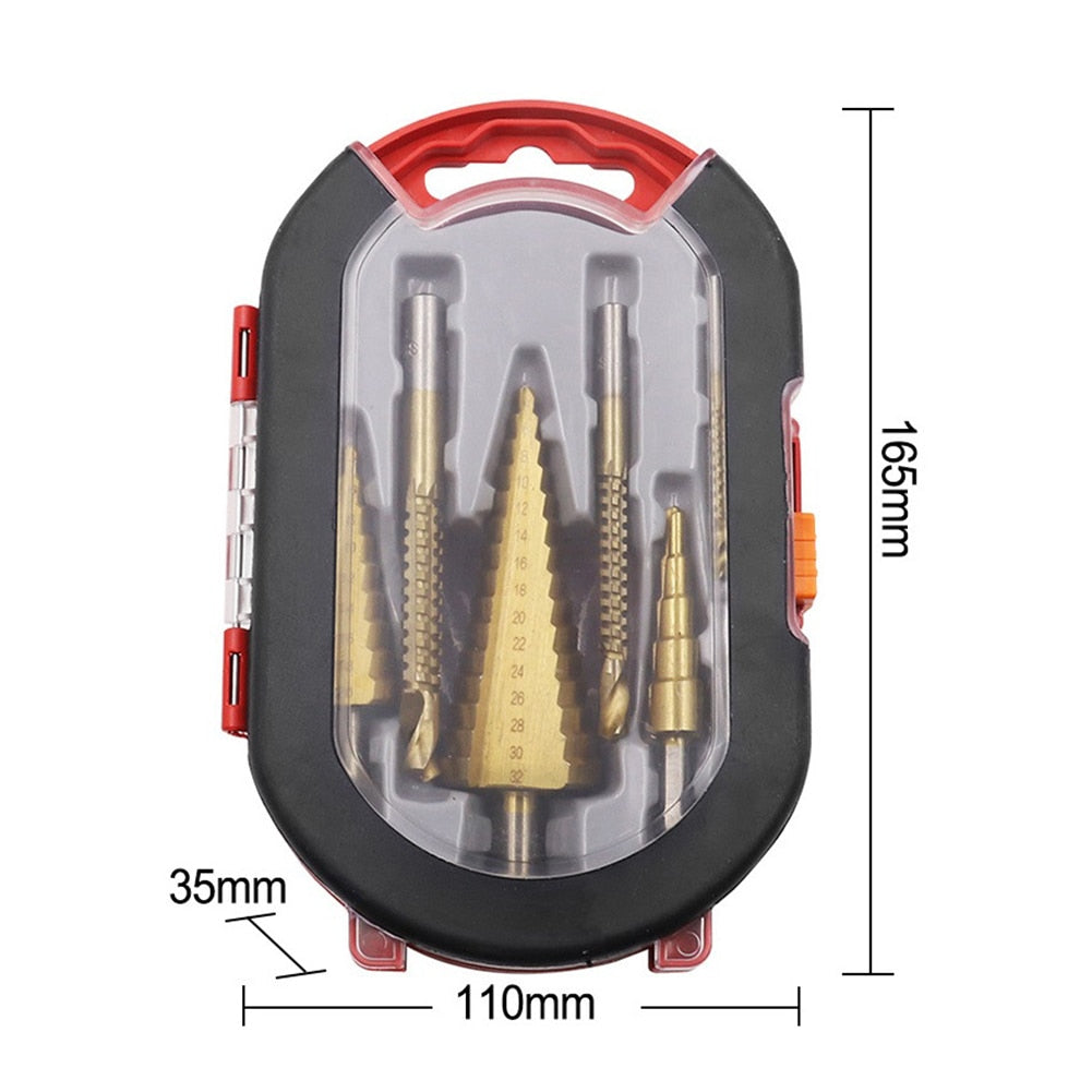 Titanium Boorset 6-delige Set voor Metaal en Hout