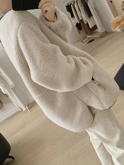Oversized Jas Aruna Dames Leren Look