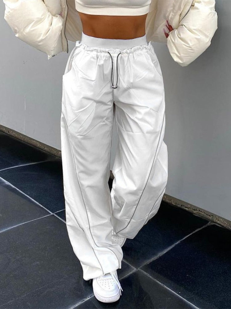 Losse Baggy Broek Streetwear Stijl Uniek Design