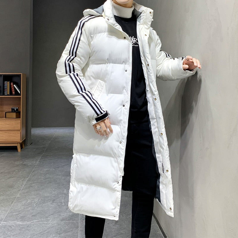 Calvin Winterjas Lange Capuchonjas Warm en Waterdicht