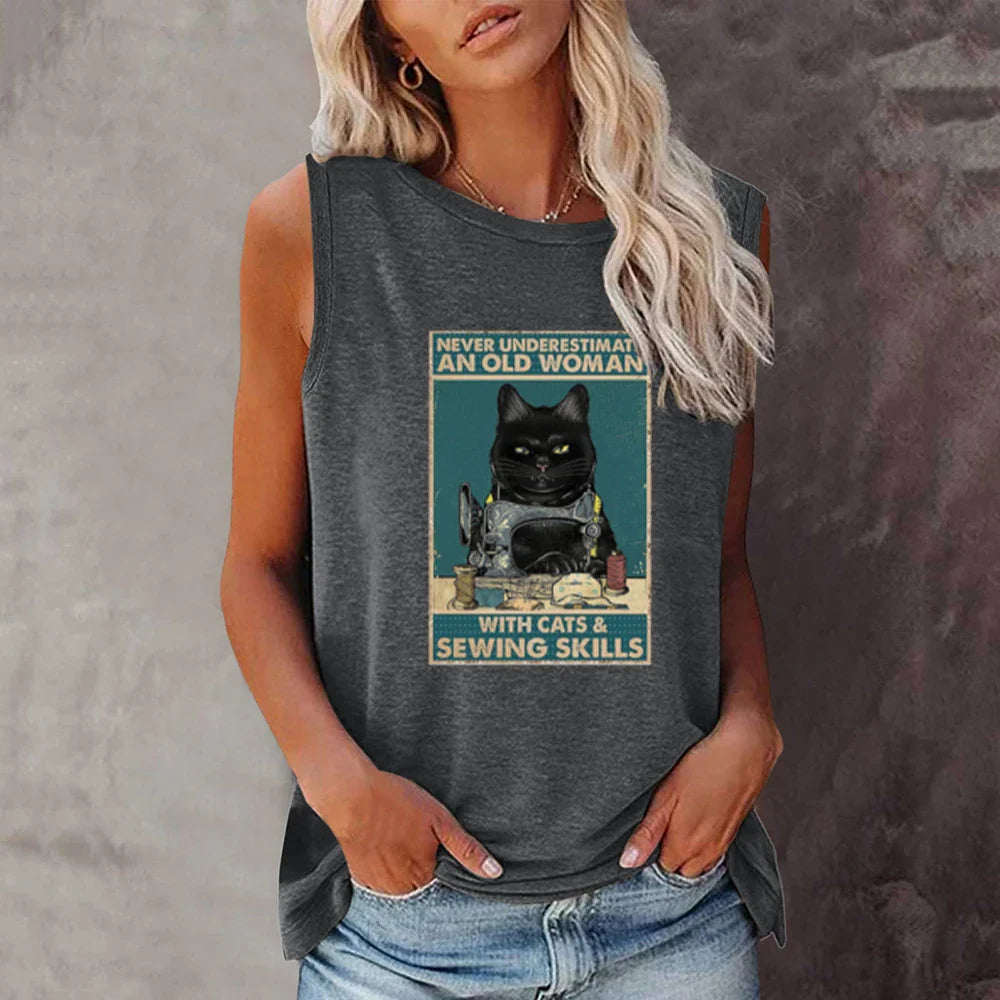 Seeyoushy Katten Naai T-shirt