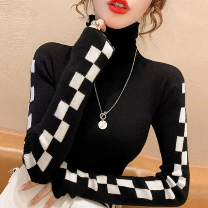 Dames Turtleneck Trui Zacht Warme Coltrui - Mode Vibes