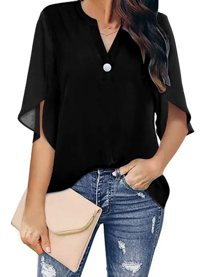 Luminara Elegance Chiffon Blouse