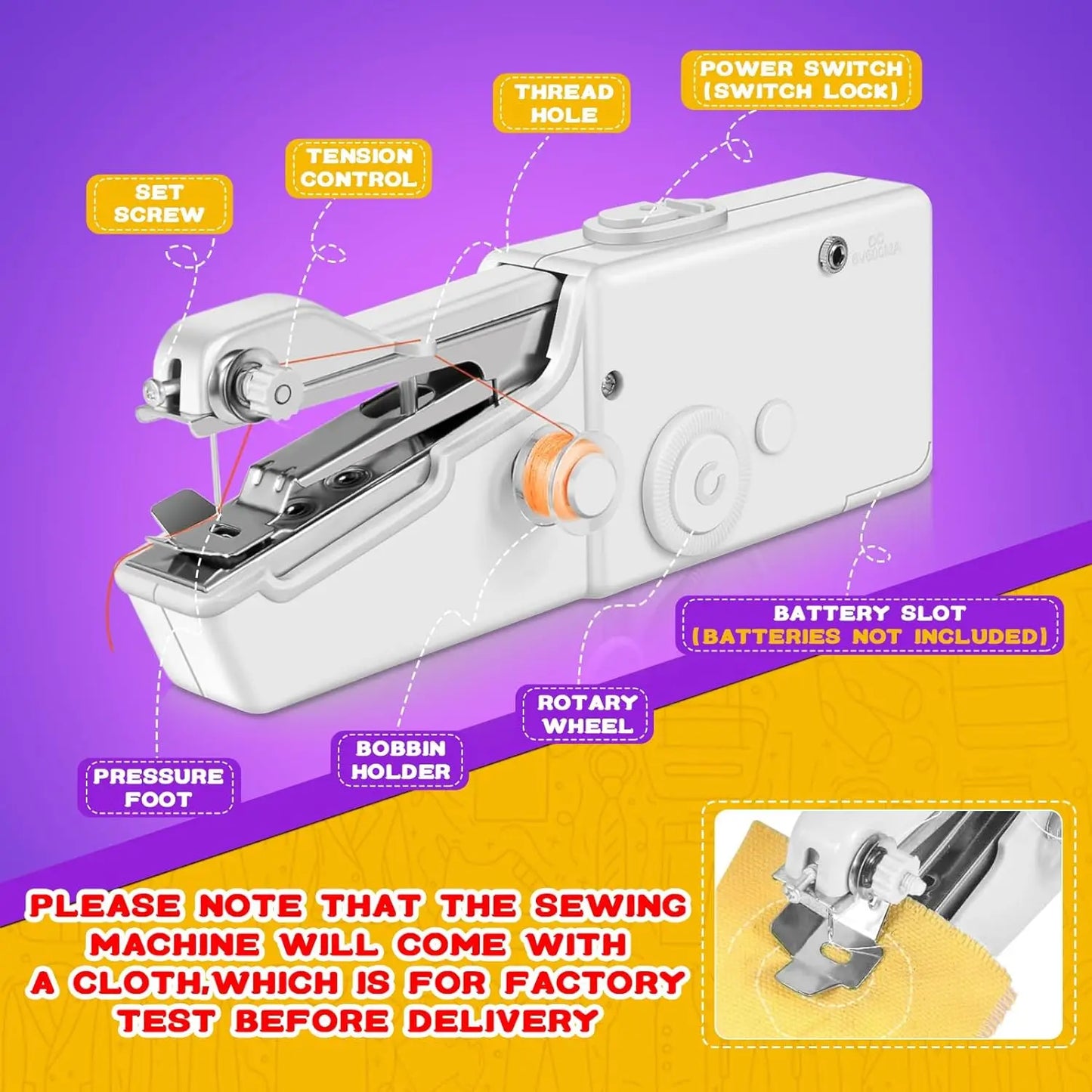 Klein Elektrische Naaimachine Mini StitchMatic