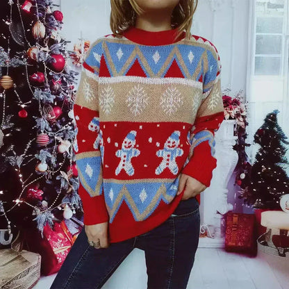 Dames Kersttrui Oversized Gezellig Comfortabel - Mode Vibes