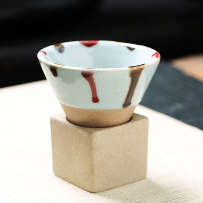 Handgemaakte Japanse Koffie- en Theekop Ceramiek Zen Stijl