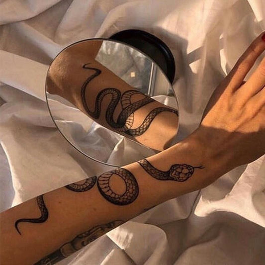 Tijdelijke Tattoos Slang Design Trendy Accessoire - Mode Vibes