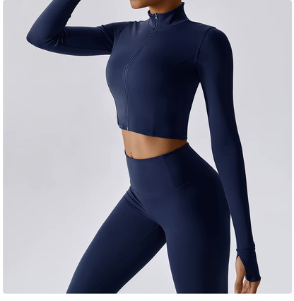Sportset Naadloos Ademend voor Vrouw Sculptende Pasvorm